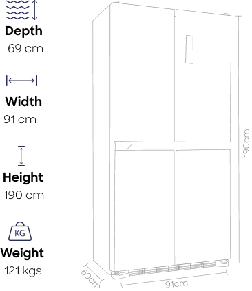 DMD 9060 Dimensions