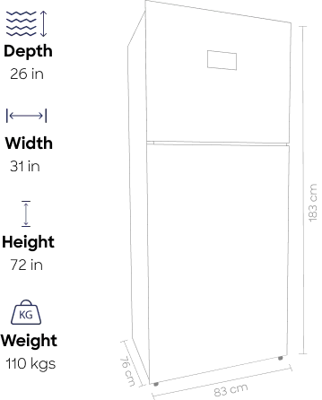 DTM 7650 Dimensions