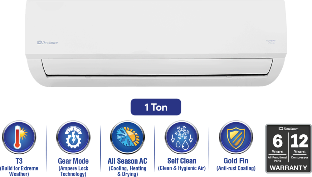 Inspire Pro T3 Inverter 1 Ton 